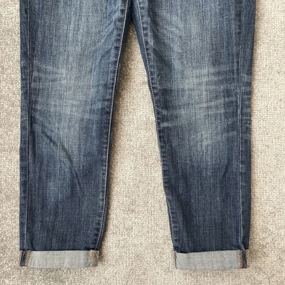 Banana Republic Jeans Womens 29/8 Cropped Rolled Cuff Casual Denim Capri Pants - Picture 3 of 11